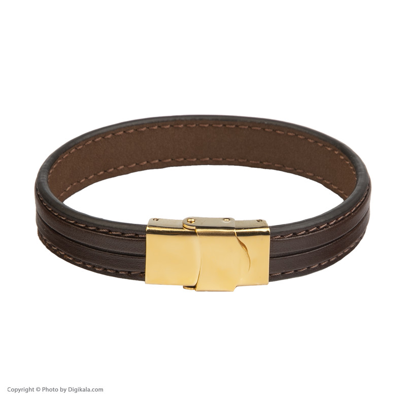 دستبند طلا 18 عیار مردانه مایا ماهک مدل MB1493