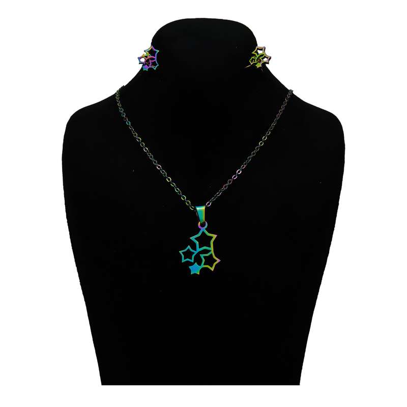 نیم ست زنانه مدل ستاره هلوگرامی