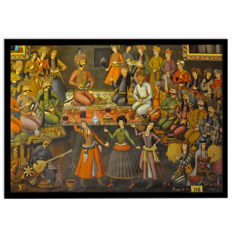 تابلو نوری بکلیت طرح نقاشی مینیاتوری ایران قدیم مدل B-S1347