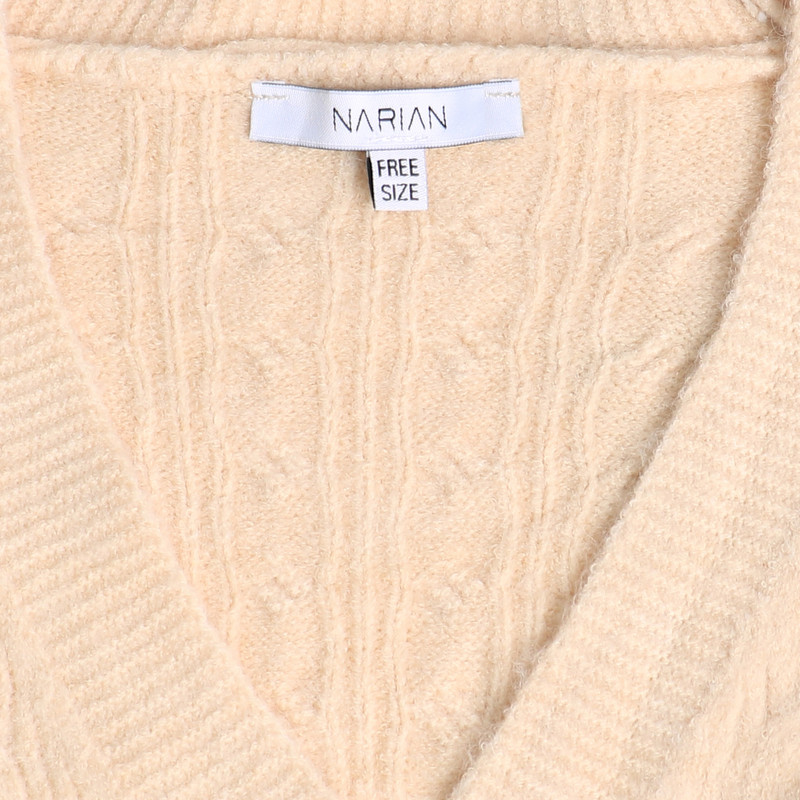 ژاکت زنانه ناریان مدل گره ای بافت 2030430