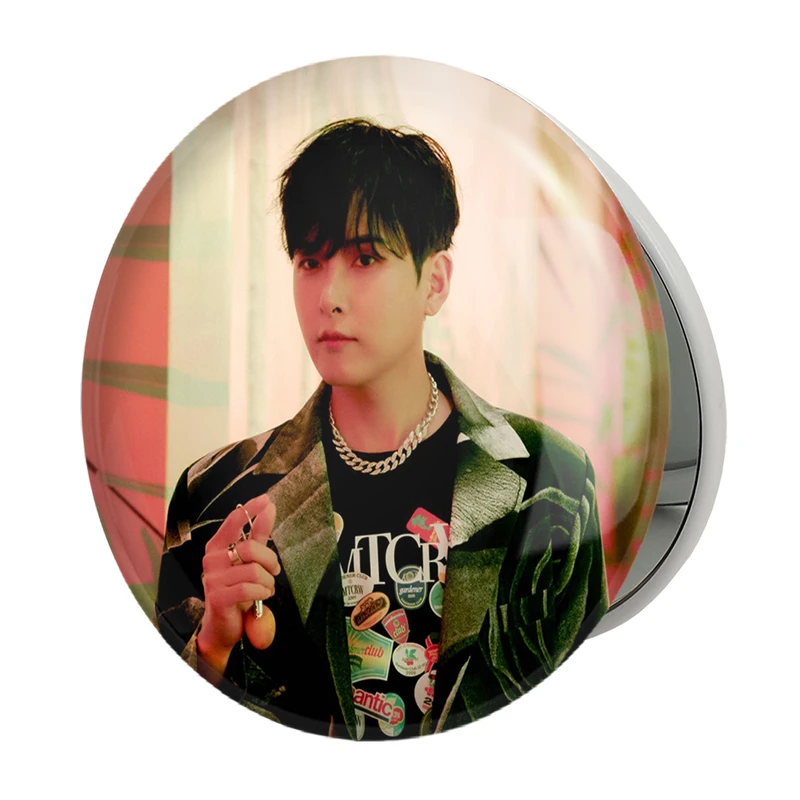 آینه جیبی خندالو طرح ریووک گروه سوپر جونیور Super Junior مدل تاشو کد 21402 