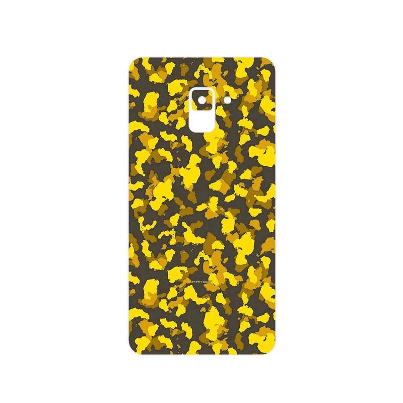 برچسب پوششی ماهوت مدل Yellow Infantry Army مناسب برای گوشی موبایل سامسونگ Galaxy A8 Plus 2018