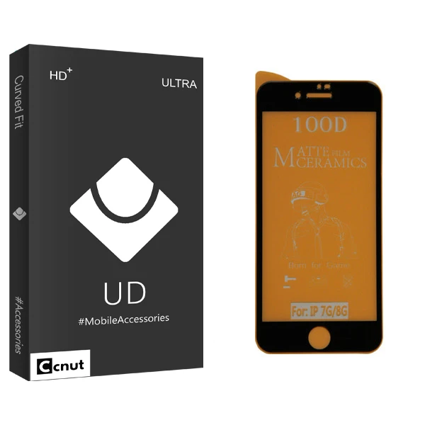 محافظ صفحه نمایش مات کوکونات مدل UD Black مناسب برای گوشی موبایل اپل iphone 7/ 8