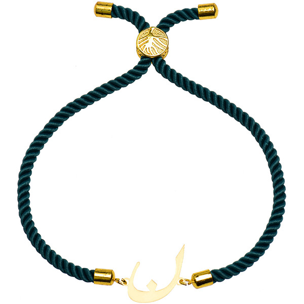دستبند طلا 18 عیار زنانه کرابو طرح ن مدل Kr2327
