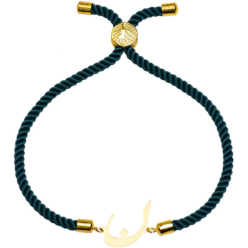دستبند طلا 18 عیار زنانه کرابو طرح ن مدل Kr2327 -  - 1