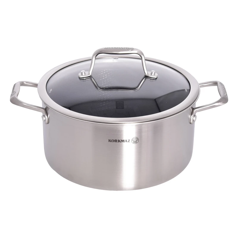 قابلمه استیل کرکماز طرح Altima کد 3872 سایز 24