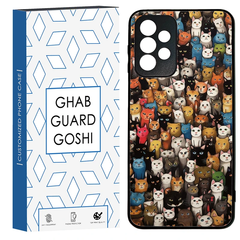 کاور قاب گارد گوشی طرح گربه کد TPU-293 مناسب برای گوشی موبایل سامسونگ Galaxy A73