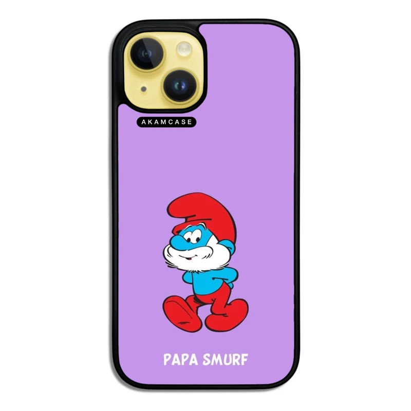 کاور آکام مدل AMC-WA15-SMURFS-1 مناسب برای گوشی موبایل اپل iPhone 15