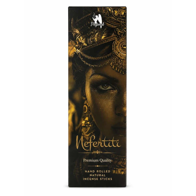عود دست‌ساز مدل پگیمال مدل NEFERTITI  رایحه ادکلن بسته 20 عددی