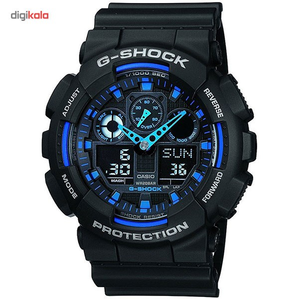 خرید ساعت مچی عقربه ای مردانه کاسیو مدل GA-100-1A2DR خرید ساعت مچی عقربه ای مردانه کاسیو مدل GA-100-1A2DR | ساعت مچی