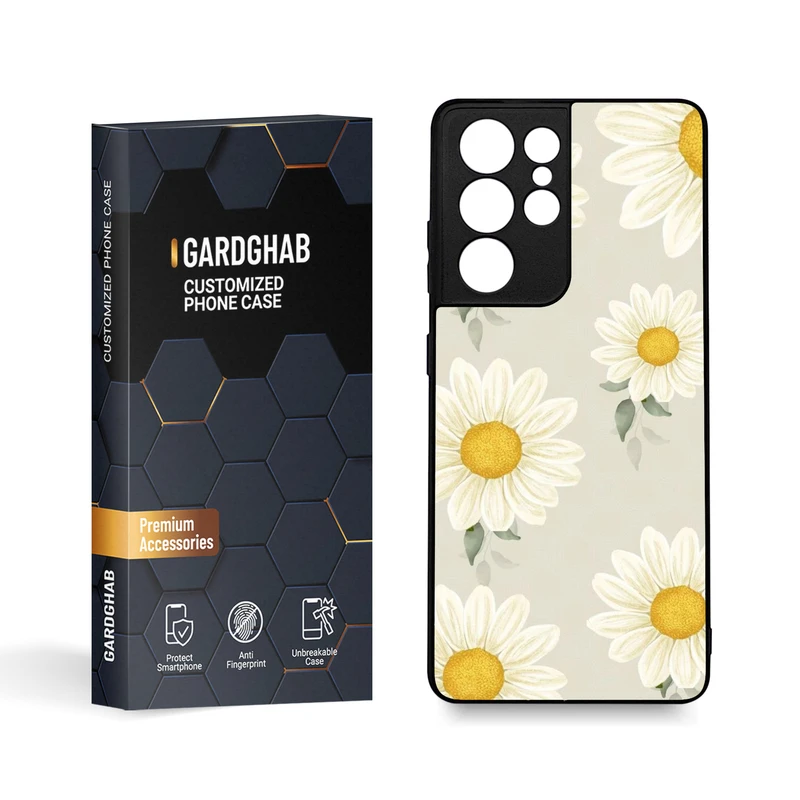 کاور گارد قاب مدل گل مناسب برای گوشی موبایل سامسونگ Galaxy S21 Ultra / S30 Ultra