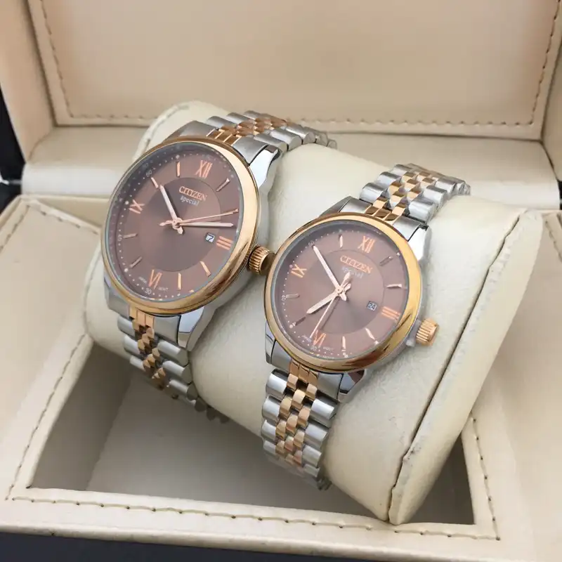 ست ساعت مچی عقربه ای زنانه و مردانه مدل CitiTak01