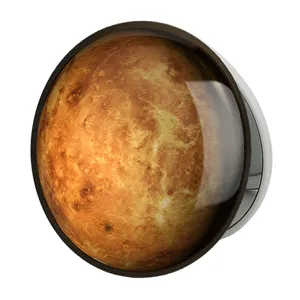 آینه جیبی خندالو طرح سیاره زهره مدل تاشو کد 25349 