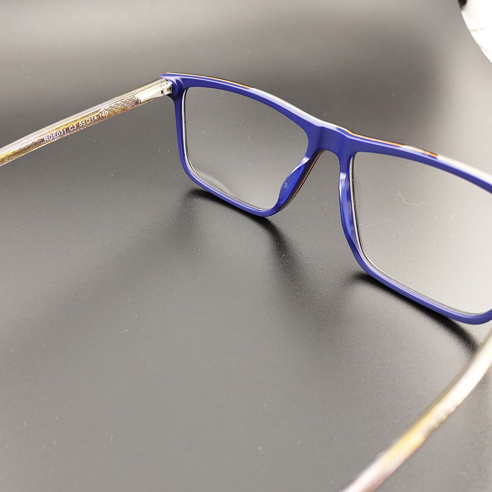 فریم عینک طبی مدل RGE031C3 Acetate Navy Abalon -  - 7