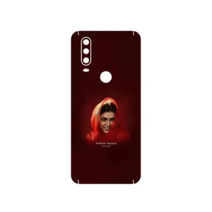 MAHOOT Portrait of an Indian Woman Cover Sticker for Motorola One Action