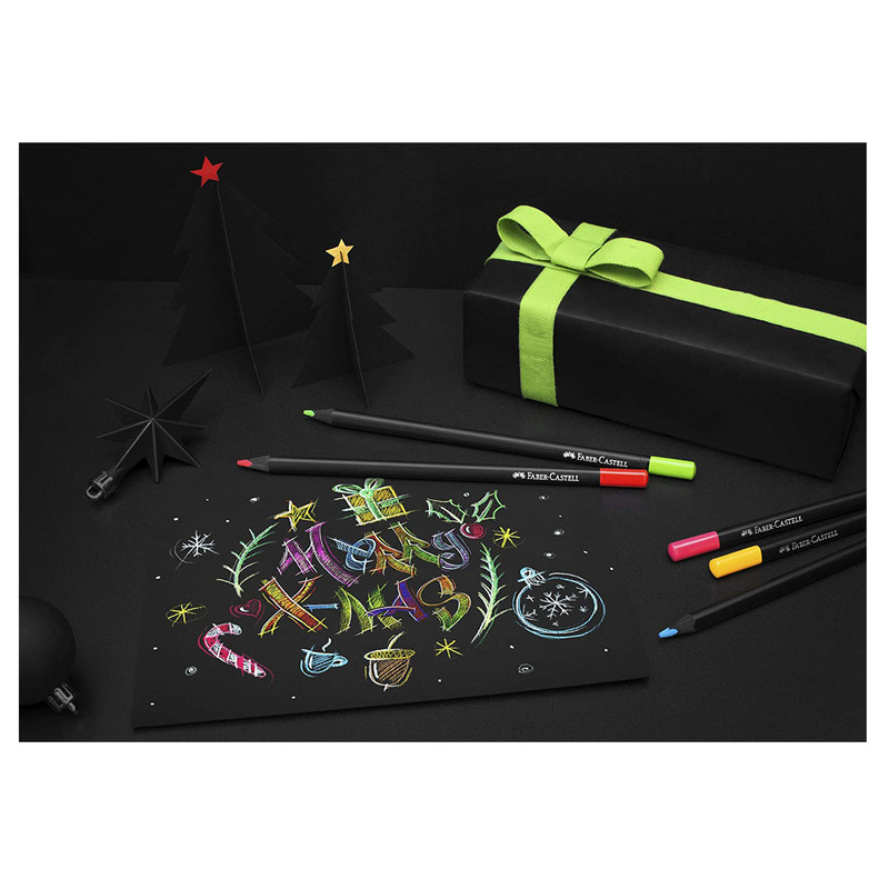 مداد رنگی24 رنگ فابر کاستل مدل بلک ادیشن