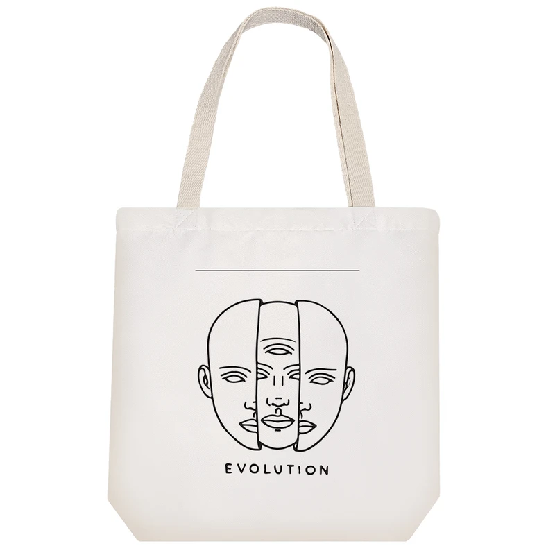 ساک خرید پارچه ای خندالو طرح تکامل مدل توت بگ کد 7061