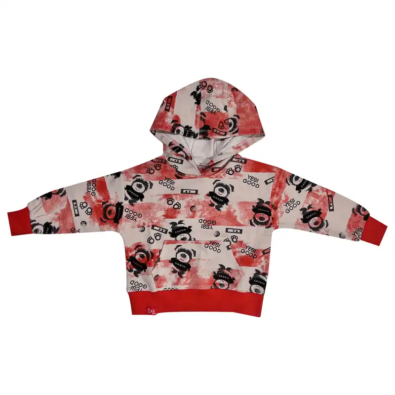 ست هودی و شلوار پسرانه بچه زنبور مدل R731-3