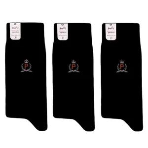 جوراب ساق بلند مردانه پانیبو مدل po_TAG4 مجموعه ۳ عددی