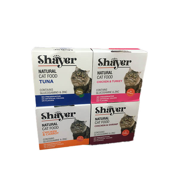 کنسرو غذای گربه شایر کد 1111 وزن 1000 گرم بسته 4 عددی