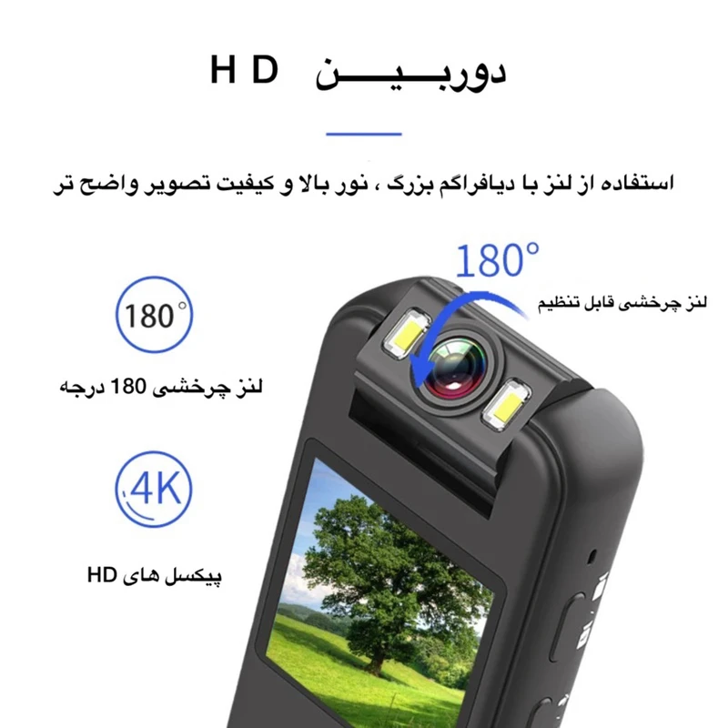 عکس شماره 8 : دوربین فیلم برداری ورزشی مدل اکشن کمرا کد cs09 ultra hd 4k