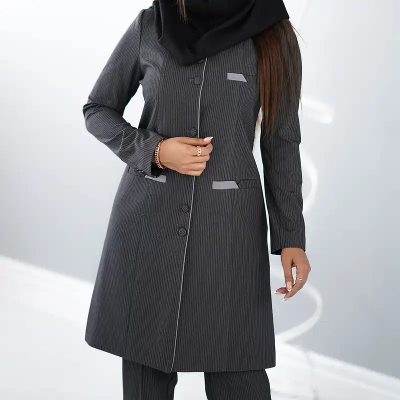 مانتو و شلوار زنانه السانا مدل کرشمه کد 155602