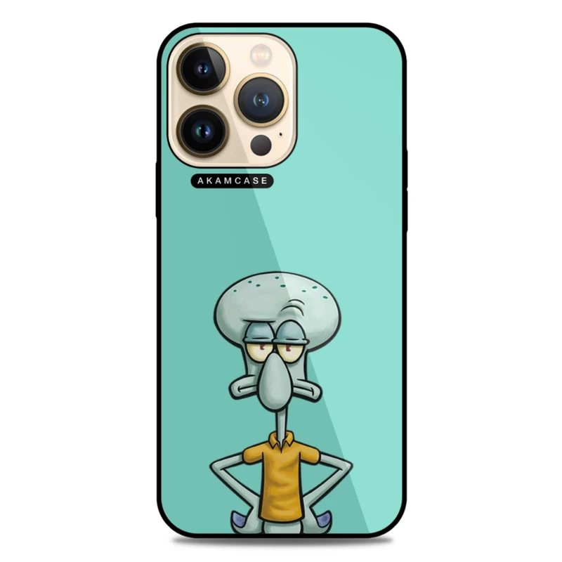 کاور آکام مدل AMC-WA13PRO-SPONGE BOB14مناسب برای گوشی موبایل اپل iPhone 13 Pro