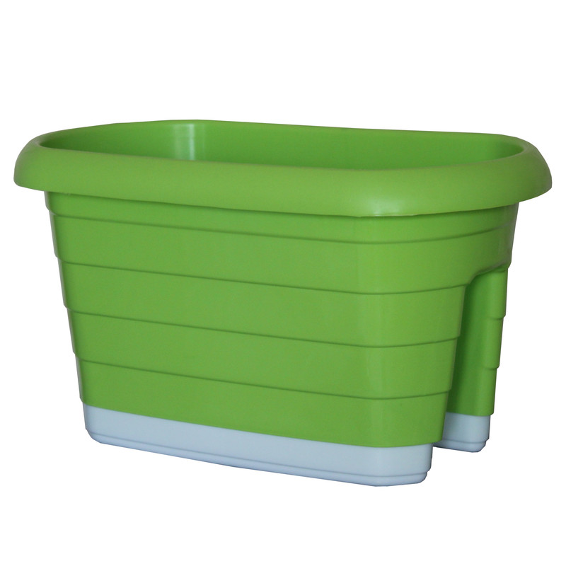 گلدان مدل نرده ای پلاستیکی کد FN2-3 مجموعه 3عددی