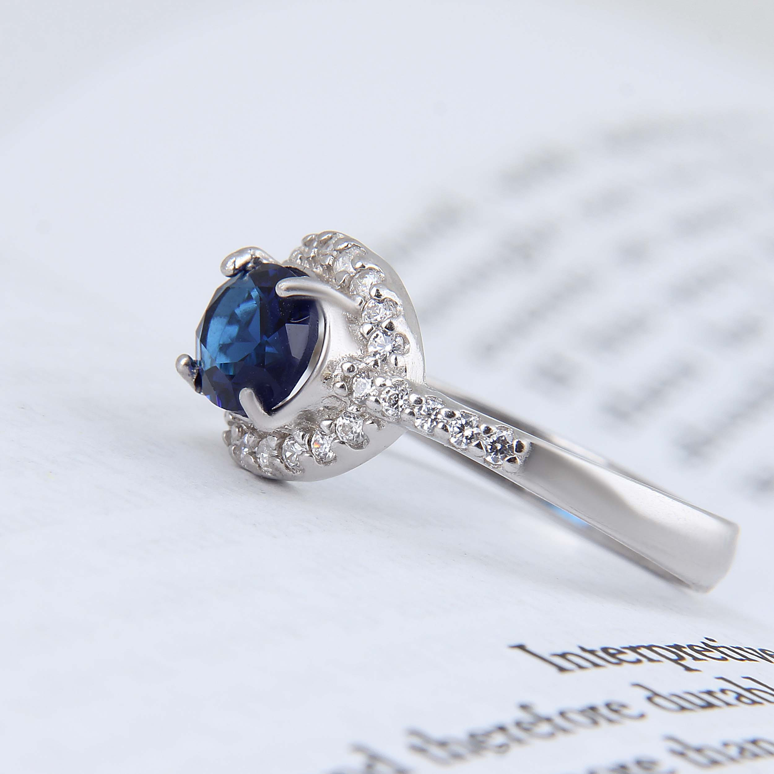 انگشتر نقره زنانه بازرگانی میلادی مدل سنگ کوارتز کد AWR_1064