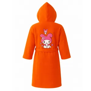 حوله پالتویی کودک زمرد حریر مدل اسپرت طرح ملودی سایز 80