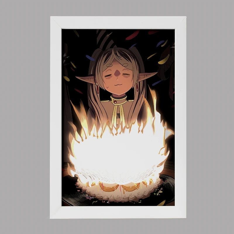 تابلو خندالو مدل انیمه فریرن (Frieren) کد 33914