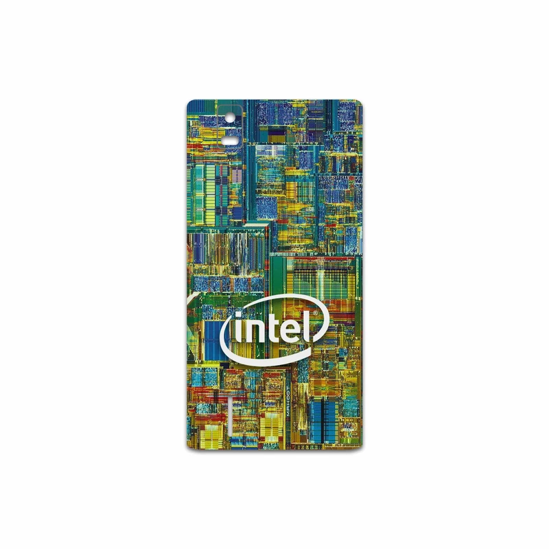برچسب پوششی ماهوت مدل Intel Brand مناسب برای گوشی موبایل هوآوی Ascend P2
