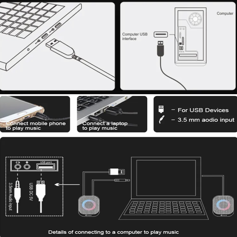 اسپیکر دسکتاپ کیسونلی مدل X_3_RGB