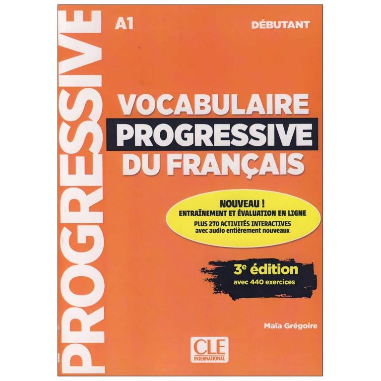 کتاب Vocabulaire Progressive Du Francais Debutant A1 اثر Claire Miquel انتشارات CLE..INTERNATIONAL