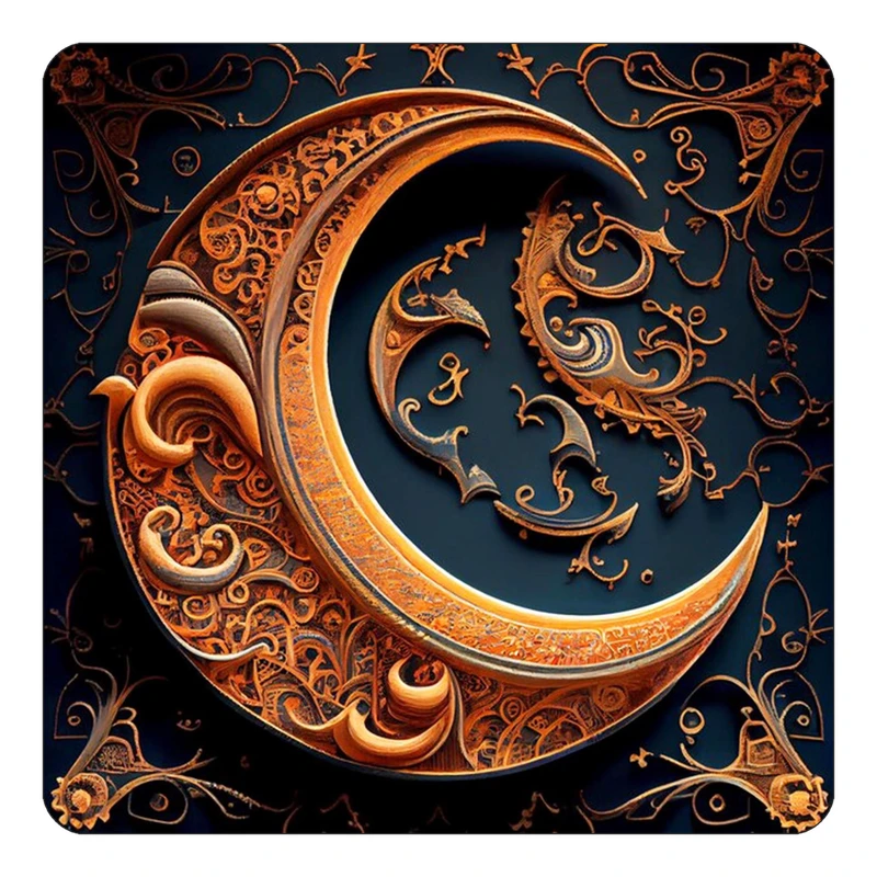 مگنت کاکتی طرح ماه و ستاره مدل mp54572