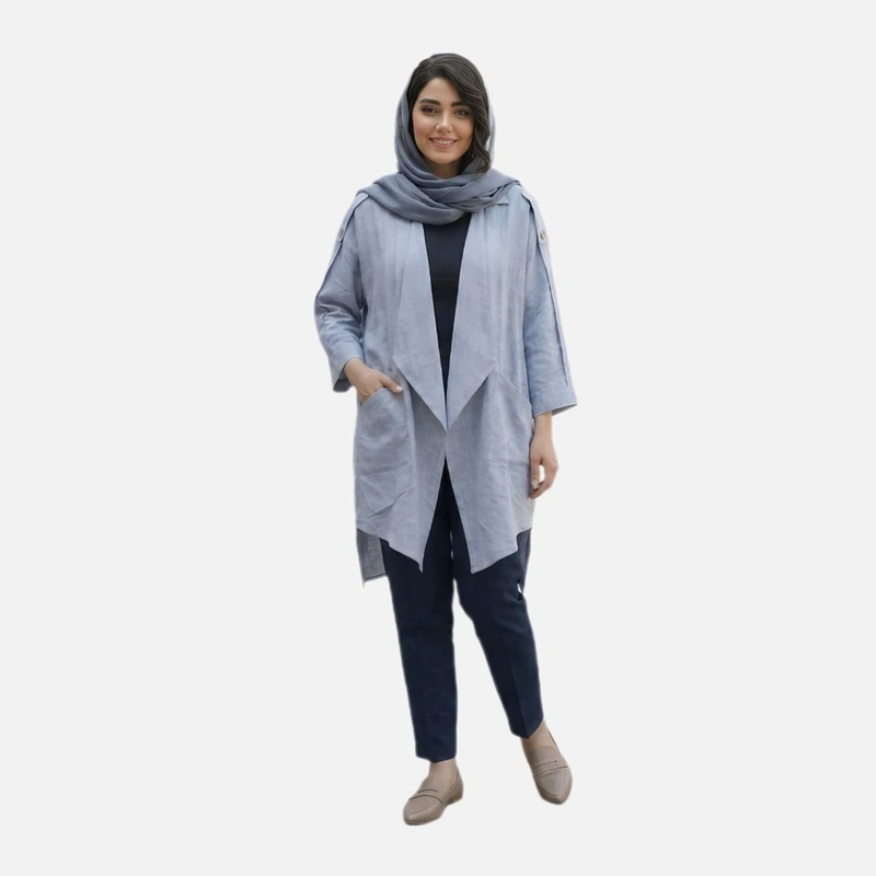 مانتو زیر باسن زنانه مدل اسپرت کد 317