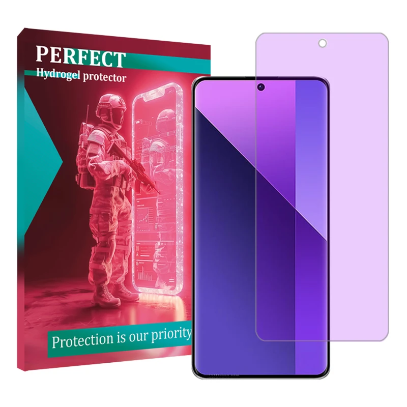 محافظ صفحه نمایش آنتی پرپل پرفکت مناسب برای گوشی موبایل شیائومی Redmi Note 13 Pro Plus