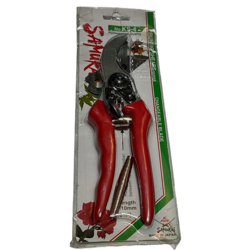 قیچی باغبانی سامورایی مدل KS--4 به همراه تیغ و فنر