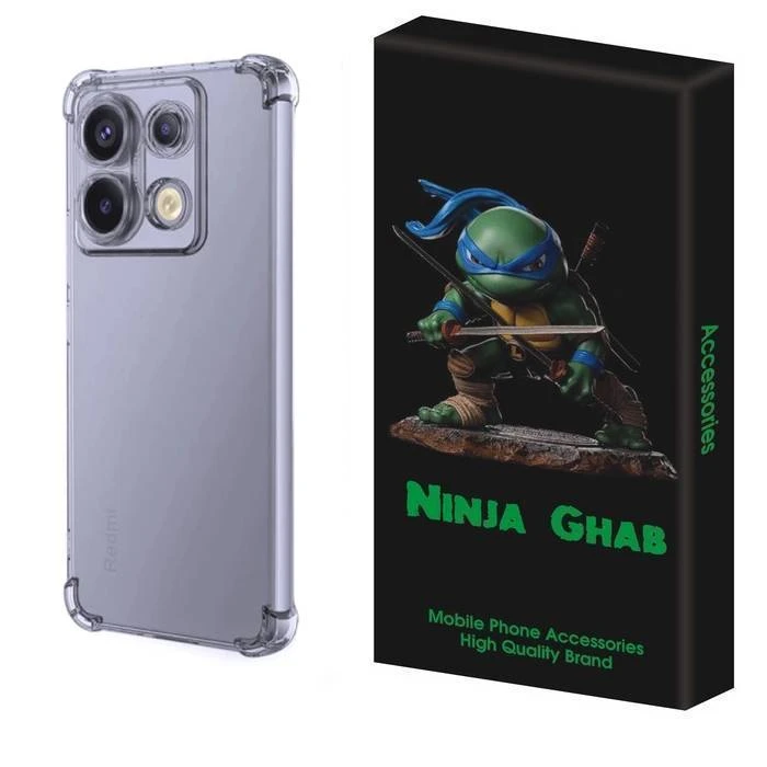 کاور نینجا قاب مدل ژله ای کپسول دار مناسب برای گوشی موبایل شیائومی Redmi Note 13 4G 