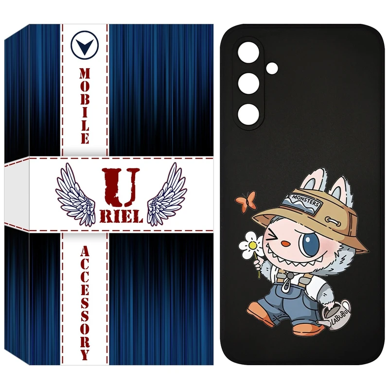 کاور یوریل قاب مدل KSH کد 111 طرح عروسک لبوبو مناسب برای گوشی موبایل سامسونگ Galaxy S23 FE