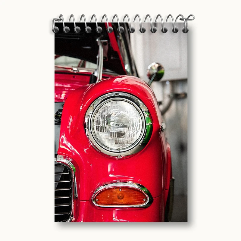 دفتر یادداشت 50 برگ خندالو مدل ماشین کلاسیک کد F53