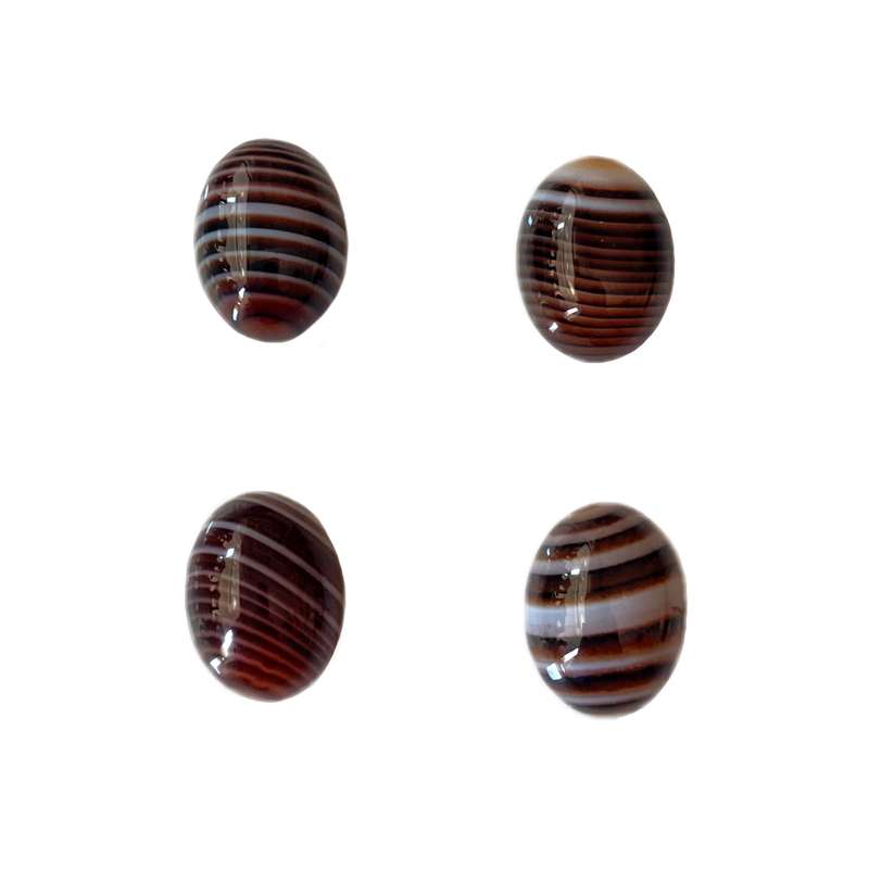 سنگ عقیق مدل سلیمانی مجموعه 4 عددی