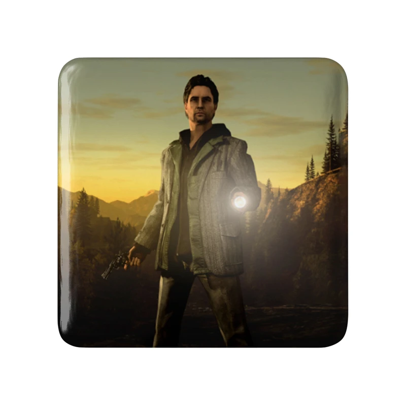 پیکسل خندالو طرح بازی آلن ویک (Alan Wake) مدل مربعی کد 31320