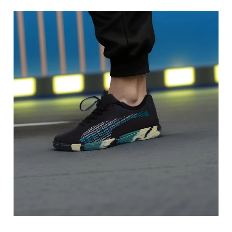 عکس شماره 4 : کفش فوتسال مردانه مدل سالنی ترمزدار pu-b