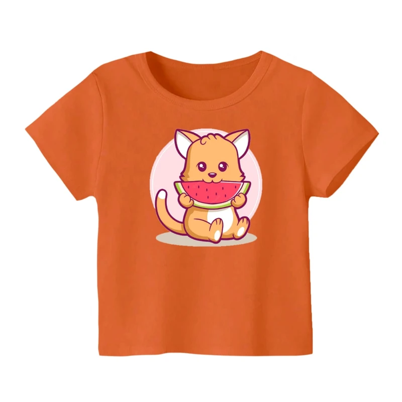 تی شرت آستین کوتاه بچگانه مدل سگ یلدایی کد 1