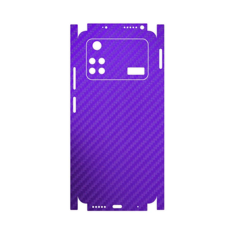برچسب پوششی ماهوت مدل Purple-Fiber-FullSkin مناسب برای گوشی موبایل شیائومی Poco M4 Pro 4G
