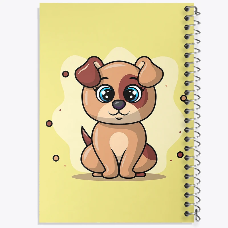 دفتر مشق 100 برگ خندالو طرح سگ بامزه کد N1644