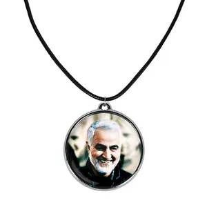 گردنبند خندالو مدل سردار قاسم سلیمانی کد 1259612598