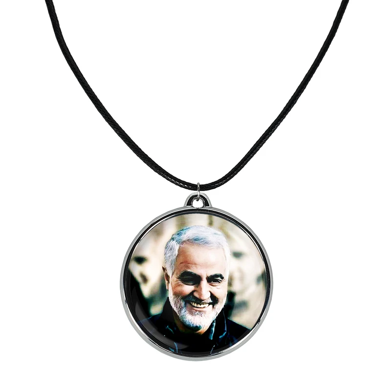 گردنبند خندالو مدل سردار قاسم سلیمانی کد 1259612598