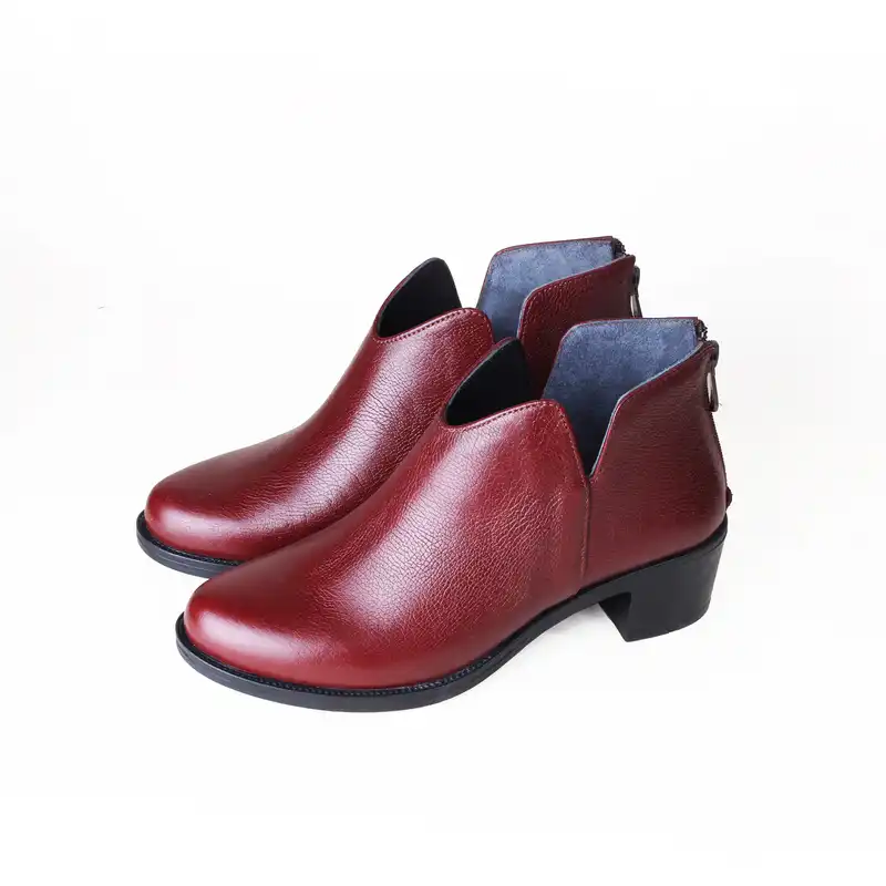 نیم بوت زنانه کفش مسعود تبریز مدل ژینا کد 018